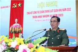 Quân khu tổng kết công tác quần chúng năm 2022